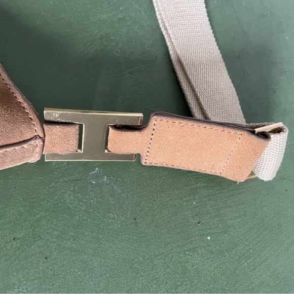 India Hicks EDWINA Hobo/Saddle Bag in Suede - Picture 9 of 13